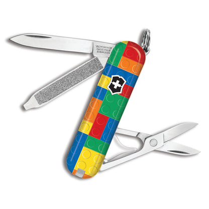 Victorinox Textured Building Bricks Classic SD Designer Swiss Army Knife at Swiss Knife Shop