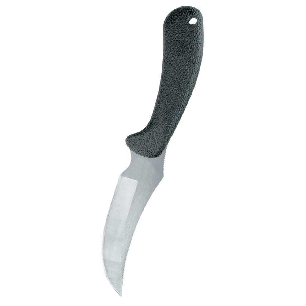Case Ridgeback Hunter Black Fixed Blade Knife with Nylon Sheath Back View