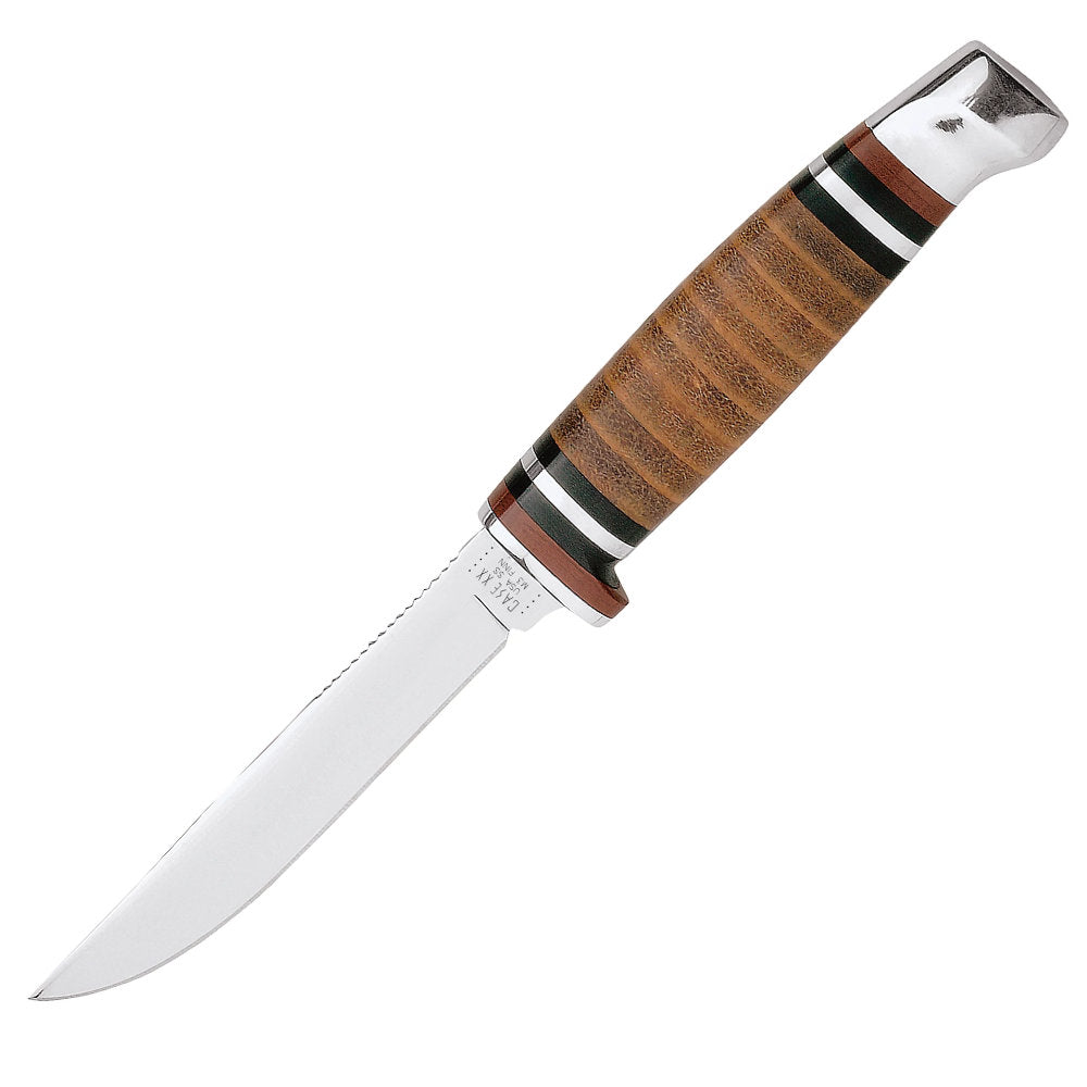 Case Mini FINN Hunter Fixed Blade Knife with Leather Sheath at Swiss Knife Shop