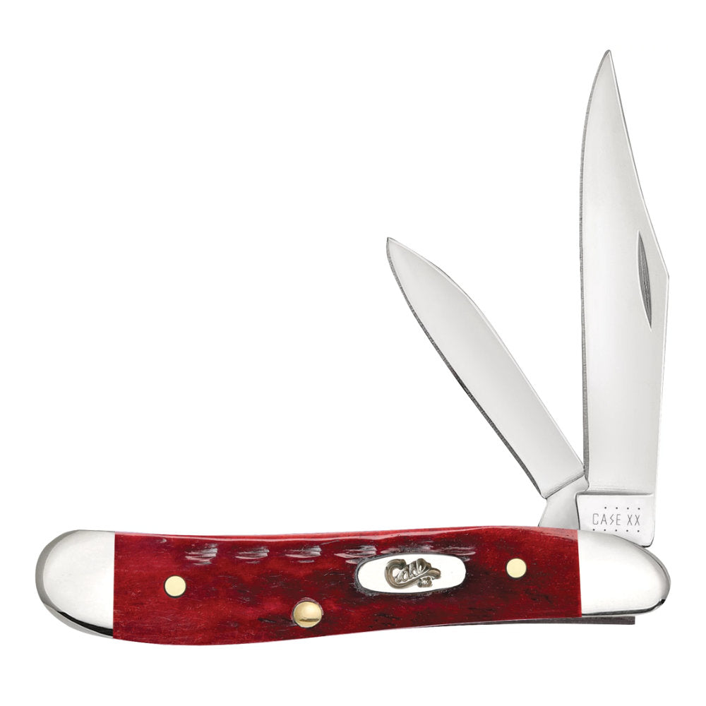 Case Peanut Pocket Worn Old Red Bone Pocket Knife at Swiss Knife Shop