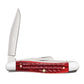 Case Medium Stockman Pocket Worn Old Red Bone Pocket Knife