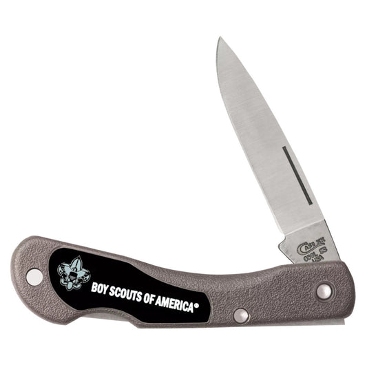 Case Boy Scout Mini Blackhorn Synthetic Lockblade Pocket Knife at Swiss Knife Shop