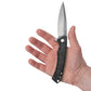 Case Marilla Marbled Carbon Fiber and Anodized Aluminum Pocket Knife in Hand