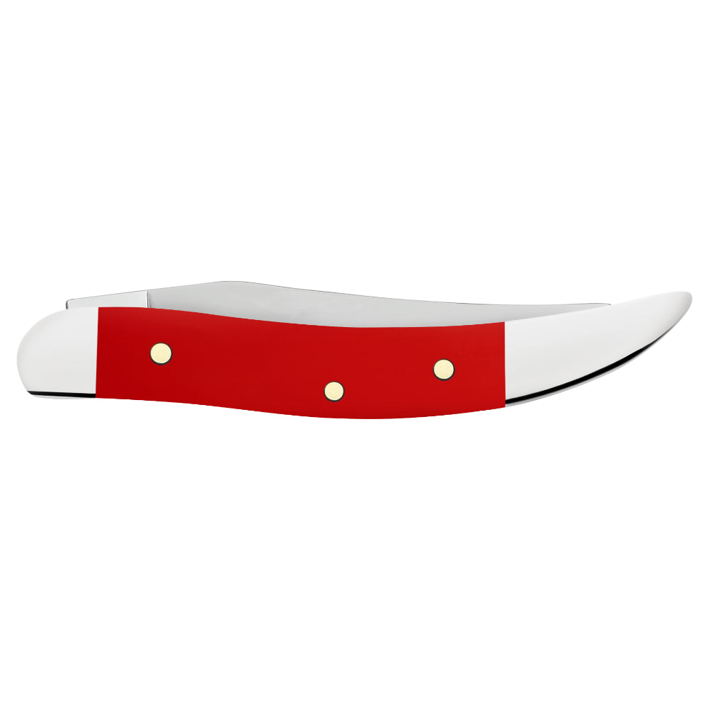 Case Small Texas Toothpick Red Synthetic SparXX Pocket Knife