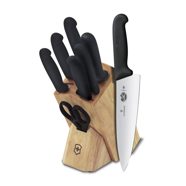 Victorinox Fibrox Pro 8-Piece Knife Block Set – Swiss Knife Shop
