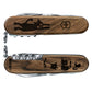 Victorinox Personalized Cats Spartan Hardwood Walnut Designer Swiss Army Knife with Customization