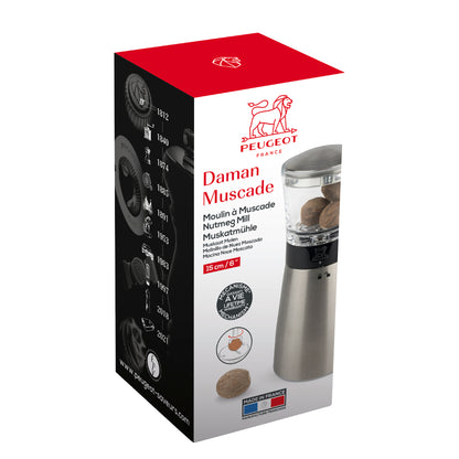 Peugeot Daman 6" Nutmeg Mill Box