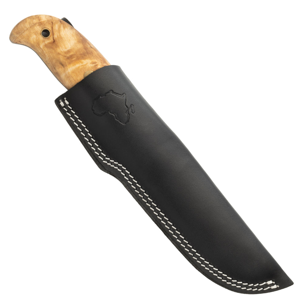Helle Didi Galgalu Large Outdoor Knife in Genuine Norwegian-made Leather Sheath 