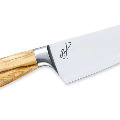 Messermeister Oliva Elite 6.5-inch O.T. Prep Knife Bolster Detail