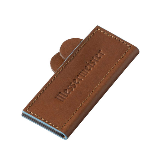 Messermeister 4" Leather Magnetic Edge Guard at Swiss Knife Shop