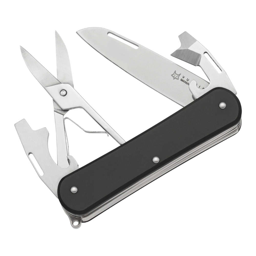 Fox Knives Vulpis 130 F4 Multi-function Pocket Knife Black