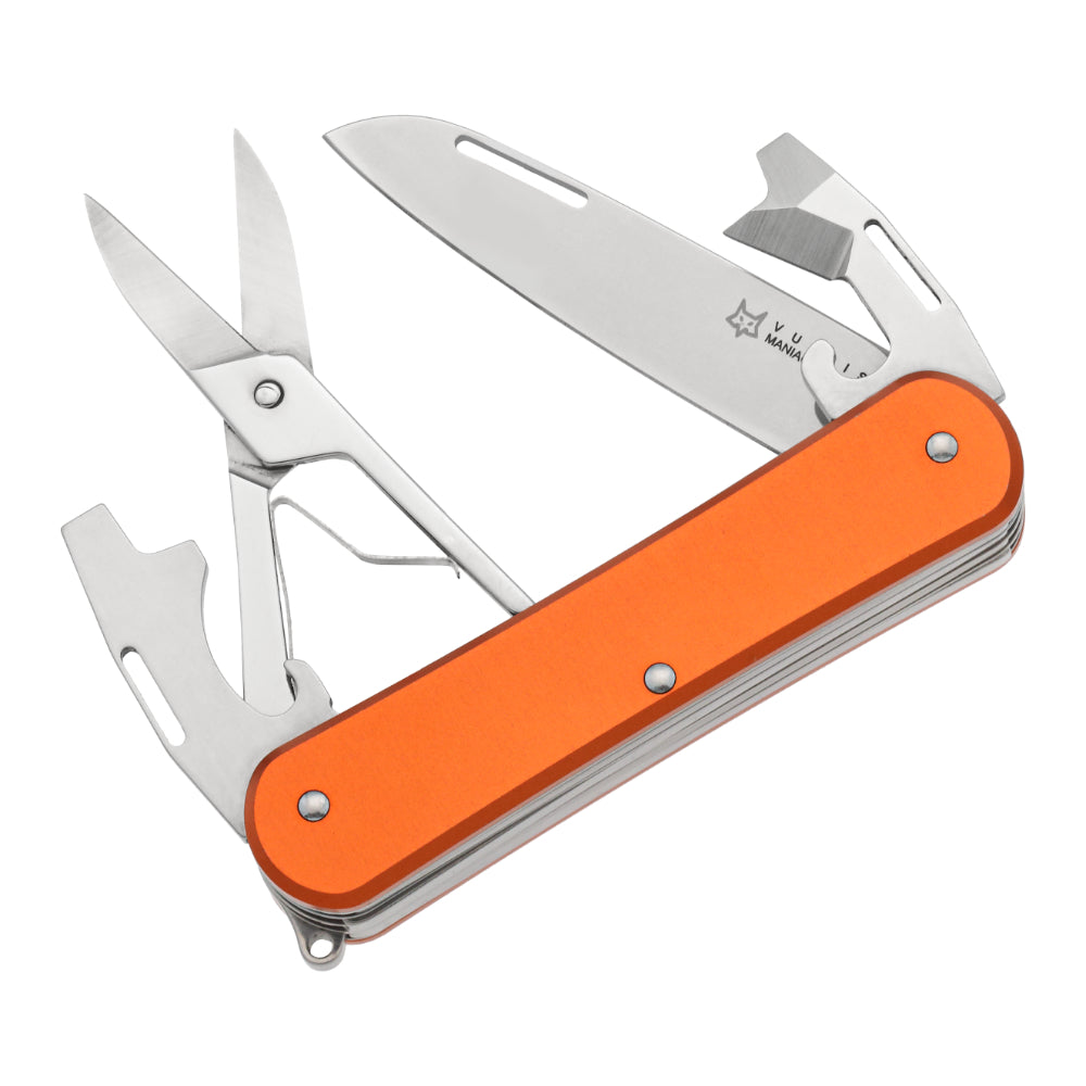Fox Knives Vulpis 130 F4 Multi-function Pocket Knife Orange