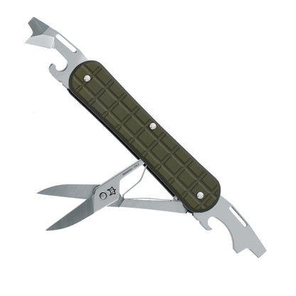 Fox Knives Vulpis 130 Grenade Pattern 3-Function Pocket Tool at Swiss Knife Shop