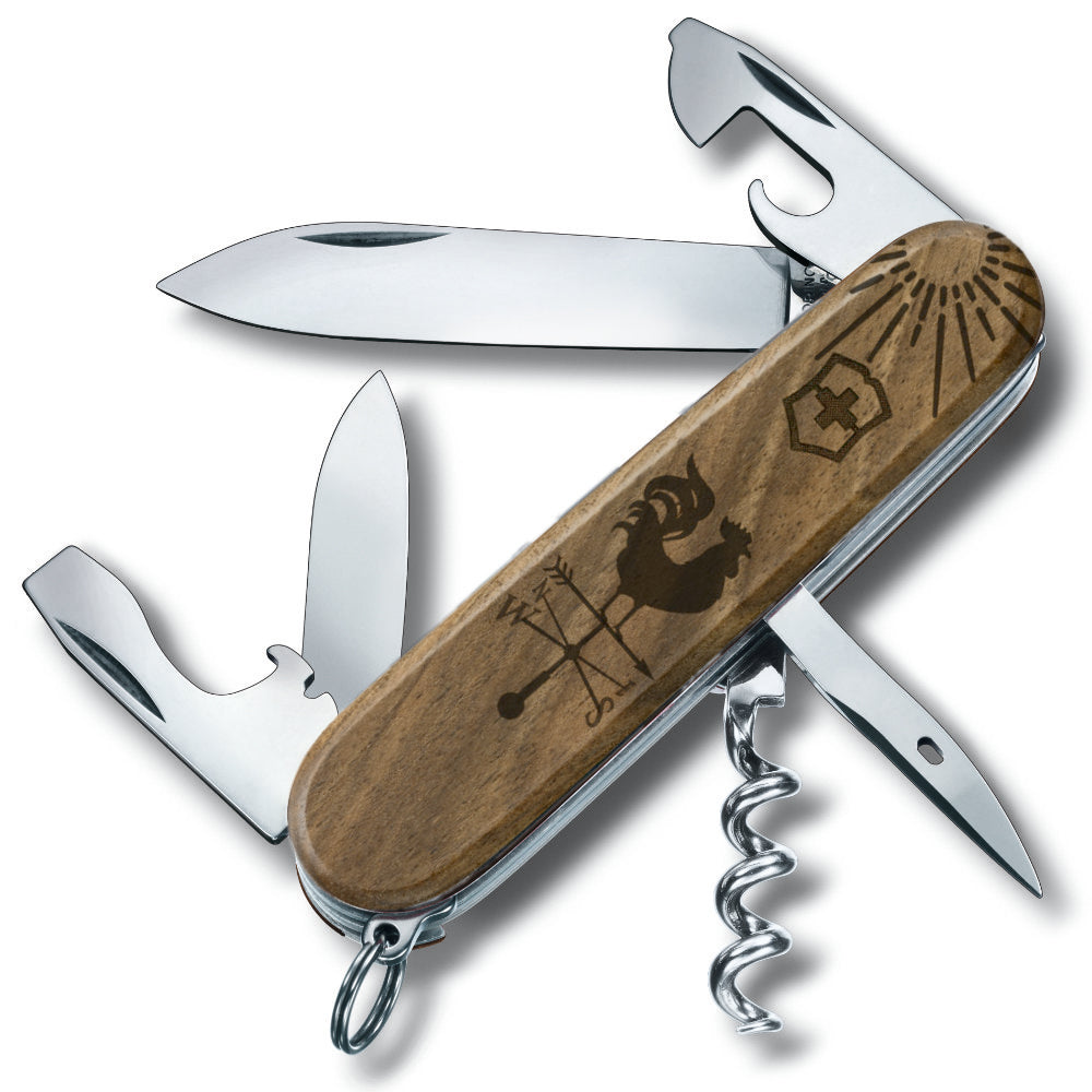 Victorinox Personalized Farm Spartan Hardwood Walnut Designer Swiss Army Knife at Swiss Knife Shop