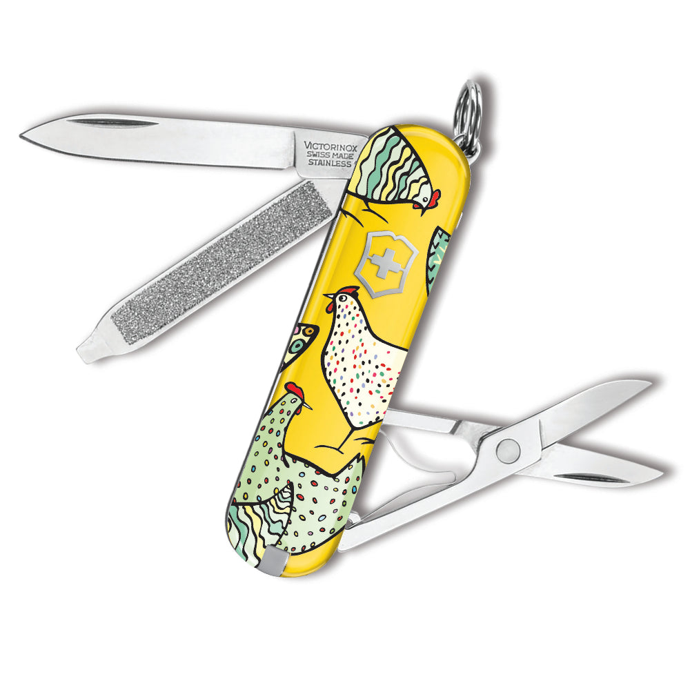 Victorinox Funky Chickens Classic SD Designer Swiss Army Knife
