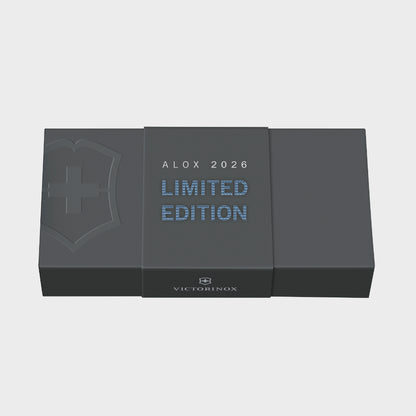 Victorinox Glacial Blue Alox 2026 Limited Edition Swiss Army Knife Presentation Box