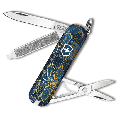 Victorinox Gilded Flowers Classic SD Designer Swiss Army Knife at Swiss Knife Shop