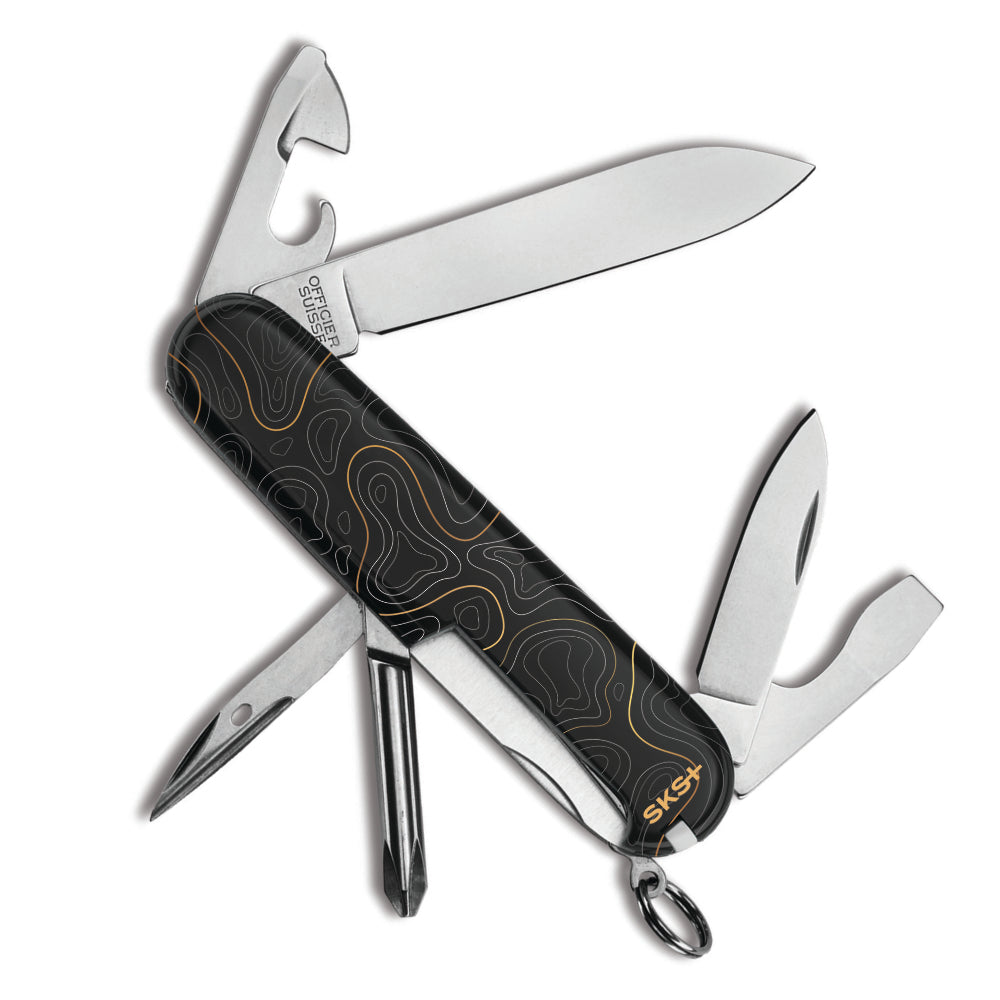 Victorinox Topographical Tinker Designer Swiss Army Knife Back View