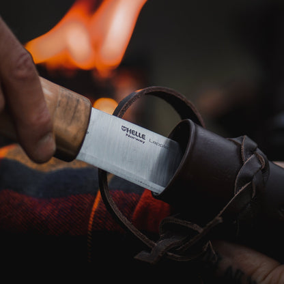 Helle Lappland Outdoor Knife Blade and Sheath Detail