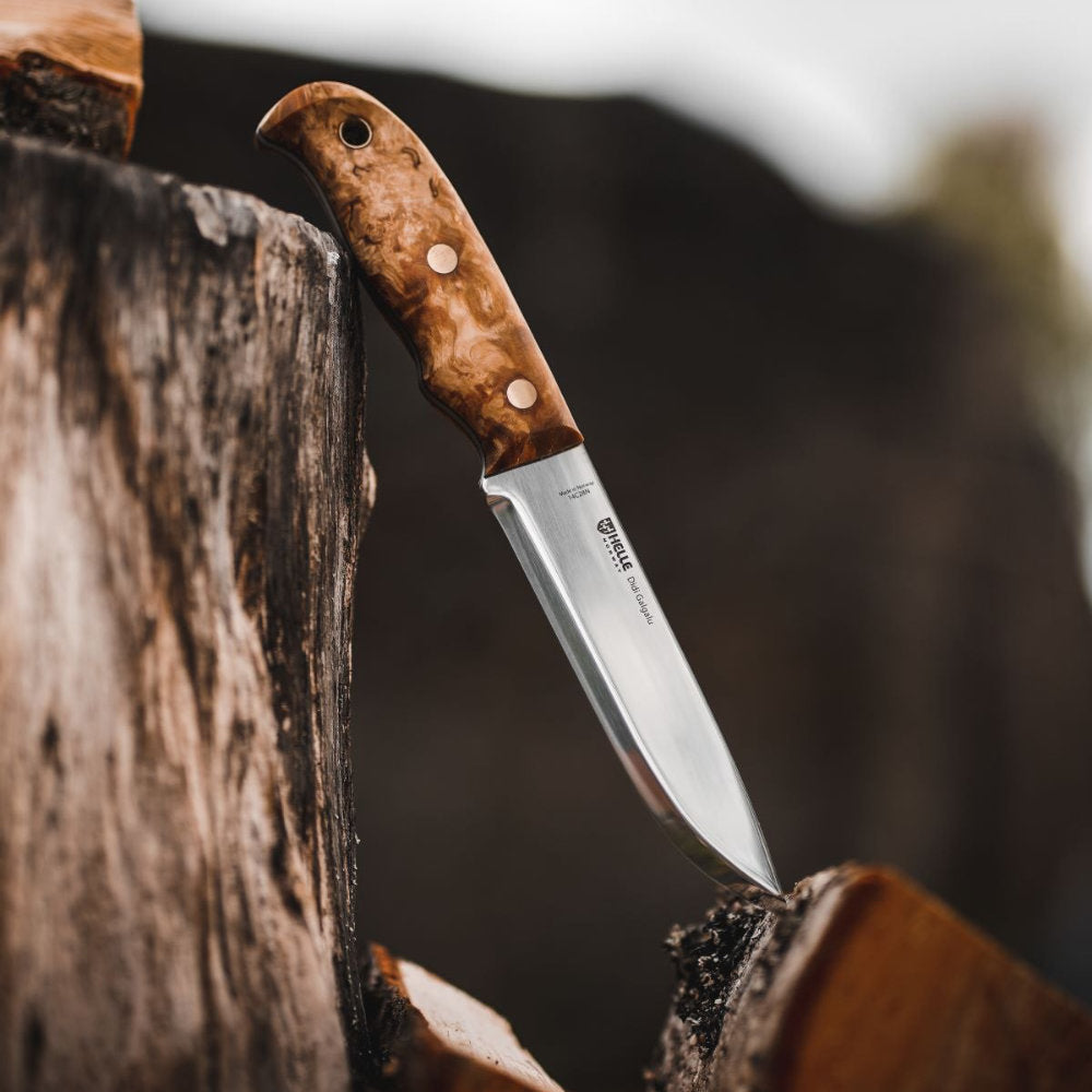 Helle Didi Galgalu Large Outdoor Knife with Double Contoured Handle