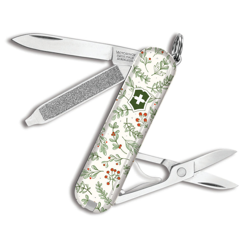 Victorinox Holiday Greens Classic SD Designer Swiss Army Knife at Swiss Knife Shop