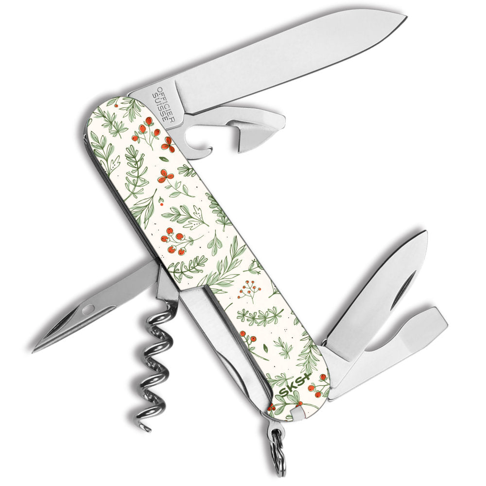 Victorinox Holiday Greens Spartan Designer Swiss Army Knife Back