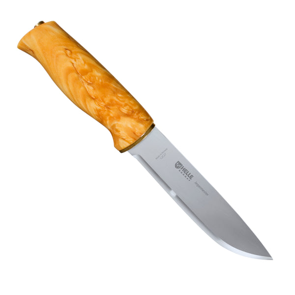 Basilisk HELLE Jegermester Helle Jegermester Knife with Leather Sheath at Swiss Knife Shop