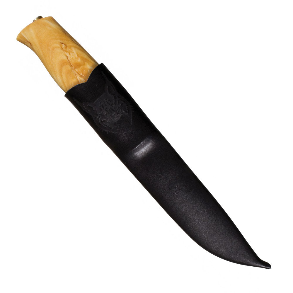 Helle Jegermester Knife with Leather Sheath at Swiss Knife Shop