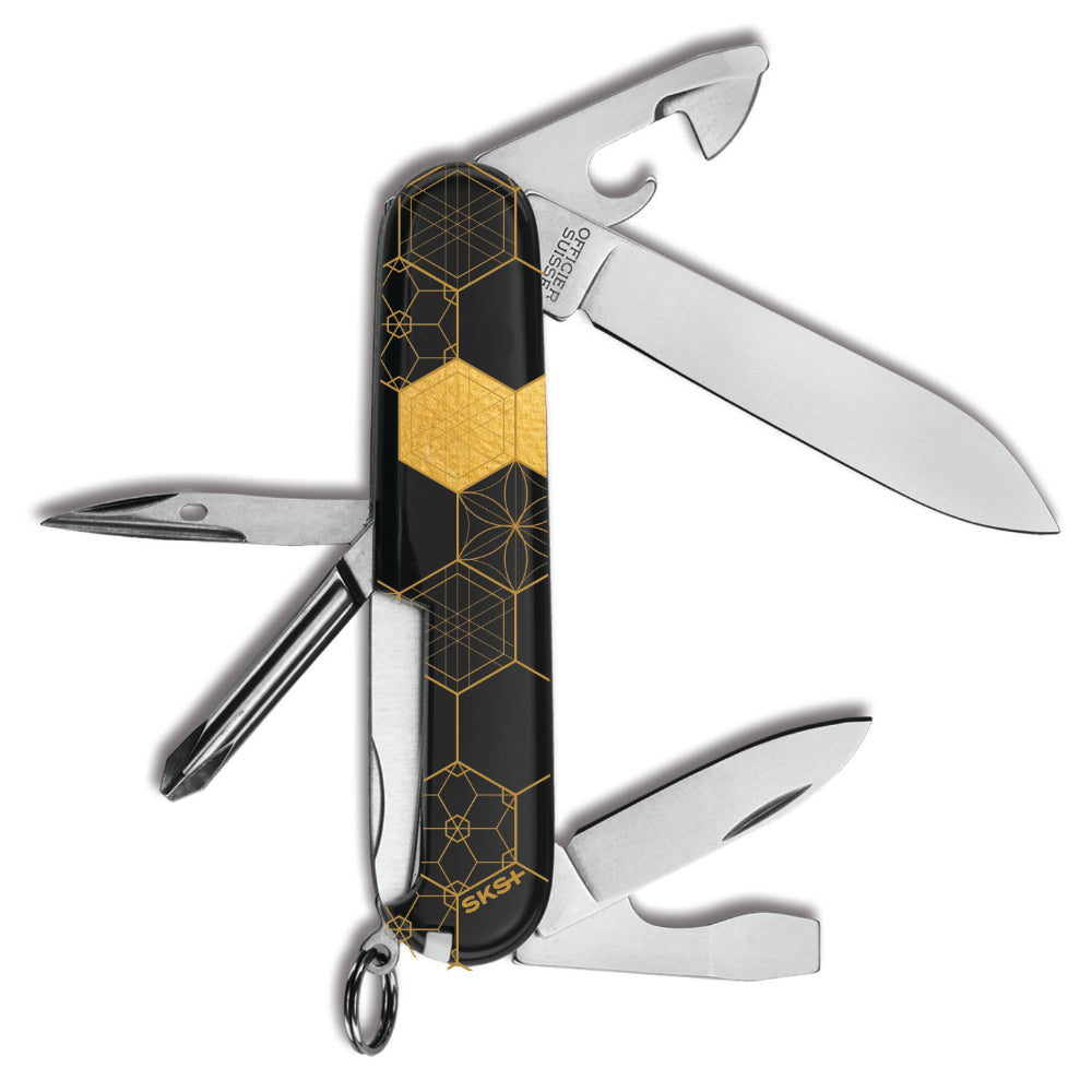 Victorinox Kaleidoscope Tinker Designer Swiss Army Knife Back View