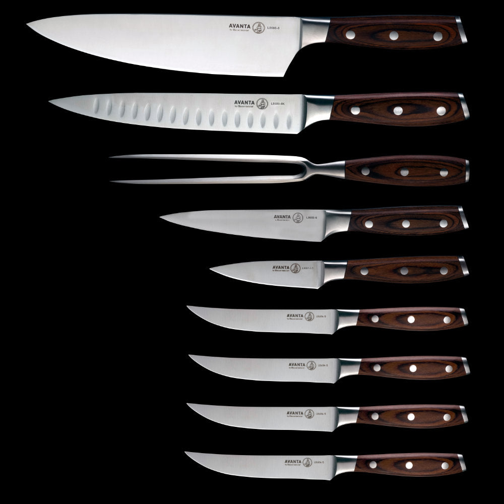 Messermeister Avanta Forged 10-Piece Knife Block Set Included Knives