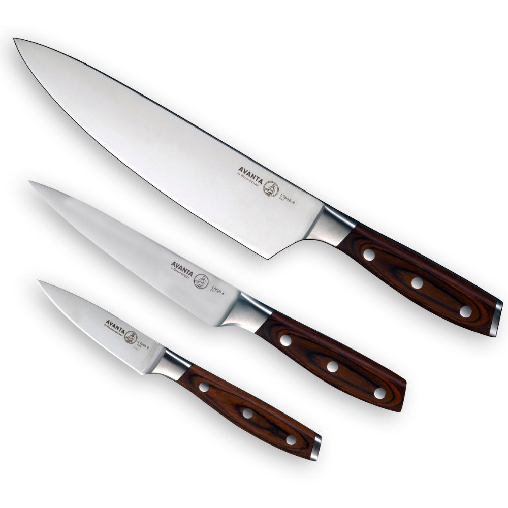 Messermeister Avanta Forged 3-Piece Starter Knife Set at Swiss Knife Shop