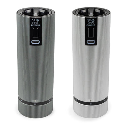 Peugeot Line Duo 6" Electric Salt and Pepper Mill Set at Swiss Knife Shop