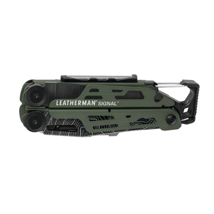 Leatherman Signal Green Topo Pliers Multi-tool Closed