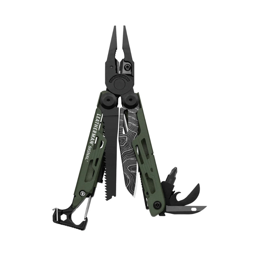 Leatherman Signal Green Topo Pliers Multi-tool at Swiss Knife Shop