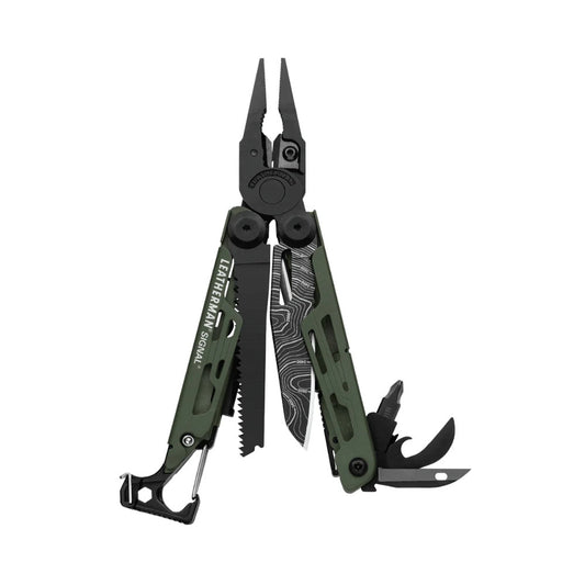Leatherman Signal Green Topo Pliers Multi-tool at Swiss Knife Shop