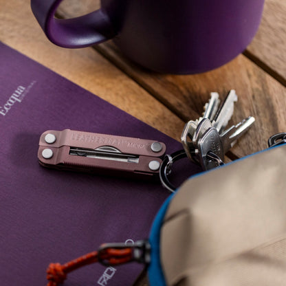 Leatherman Micra Heathered Blush as a Keychain