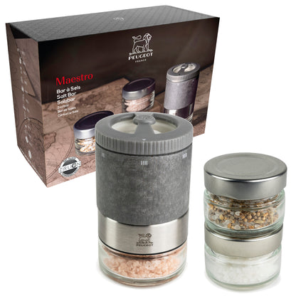 Peugeot Maestro Zirlion 4" u'Select Salt Mill Gift Set at Swiss Knife Shop