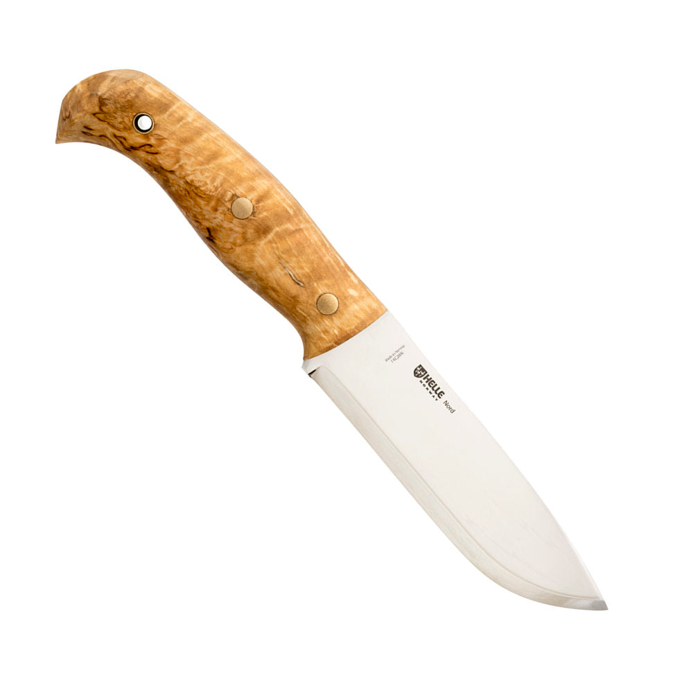 Helle Nord Outdoor Knife with Leather Sheath at Swiss Knife Shop