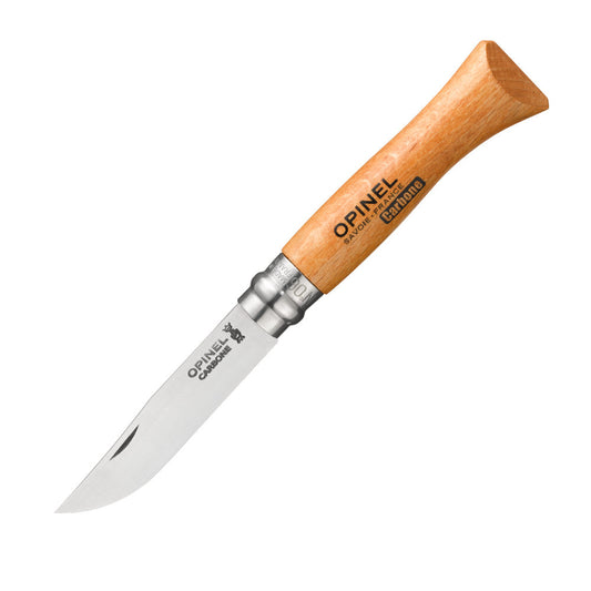 Opinel No.06 Traditional Carbon Steel Folding Knife with Beech Handle at Swiss Knife Shop