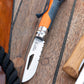 Opinel No.8 Outdoor Multi-function Stainless Steel Folding Knife Partially Serrated Blade
