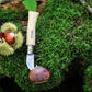Opinel No.07 Garlic and Chestnut Stainless Steel Folding Knife Peeling Chestnuts