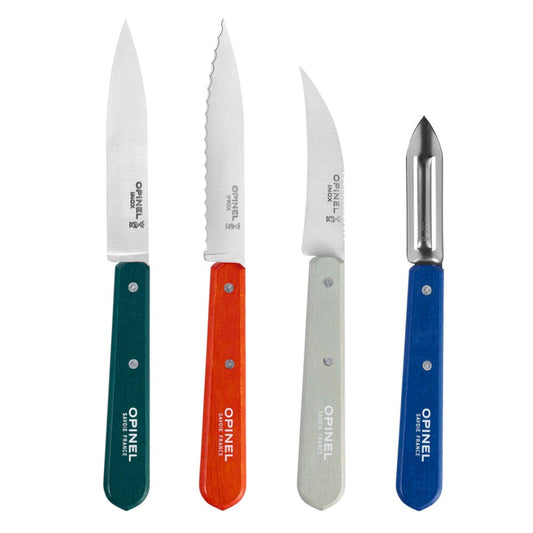 Opinel Essential Small Kitchen Knife 4-Piece Set