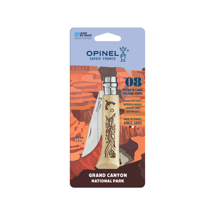 Opinel No.08 Grand Canyon National Park Folding Knife Packaged