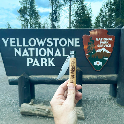 Opinel No.08 Yellowstone National Park Folding Knife at Yellowstone