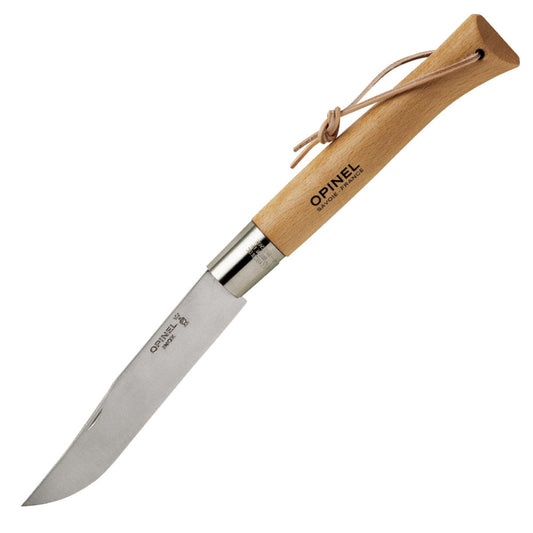 Opinel No.13 Giant Traditional Stainless Steel Folding Knife with Beech Handle at Swiss Knife Shop