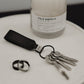 Orbitkey Loop Keychain in Leather and Stainless Steel