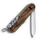 Victorinox Personalized Owl Huntsman Hardwood Walnut Designer Swiss Army Knife Back View