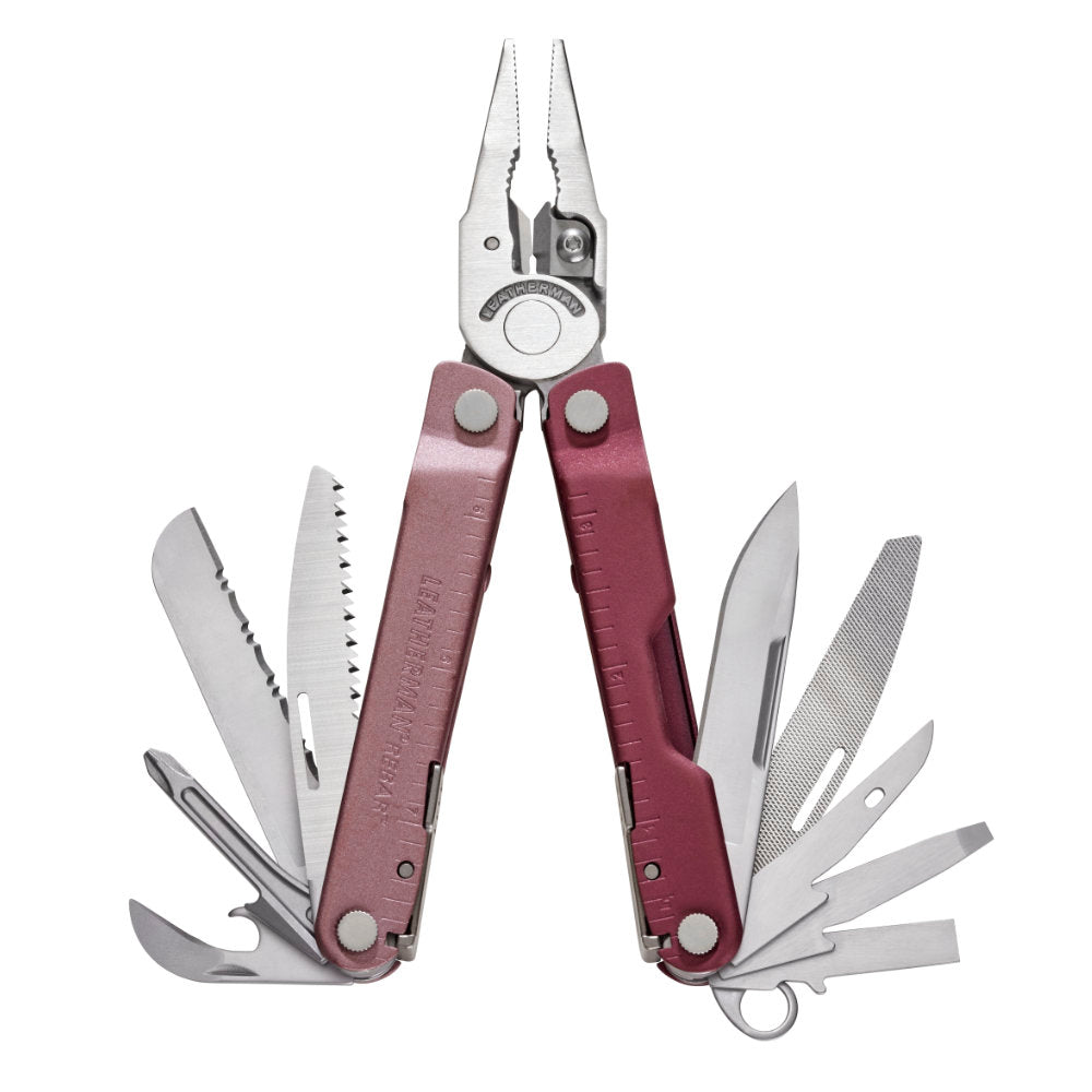 Leatherman Rebar Heathered Cranberry Pliers Multi-tool at Swiss Knife Shop