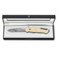 Victorinox Damast Ranger 55 Micarta Limited Edition Swiss Army Knife in Open Presentation Box
