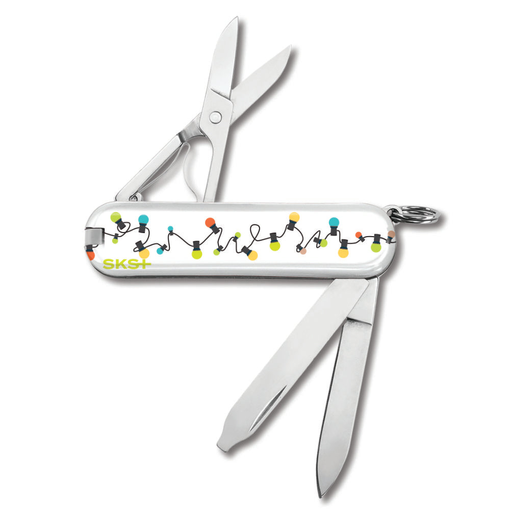 Victorinox Light It Up! Classic SD Exclusive Swiss Army Knife with Christmas Lights